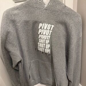 Jerzees Gray Friends Graphic Hoodie